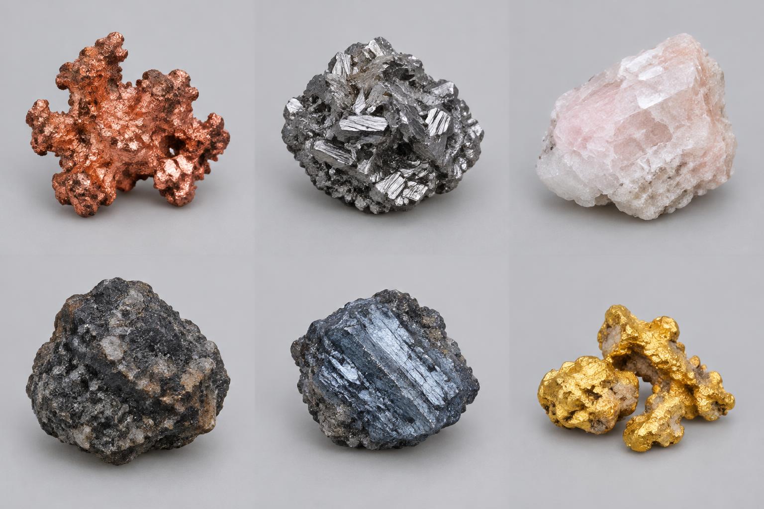 Illustrative mineral specimen: Copper